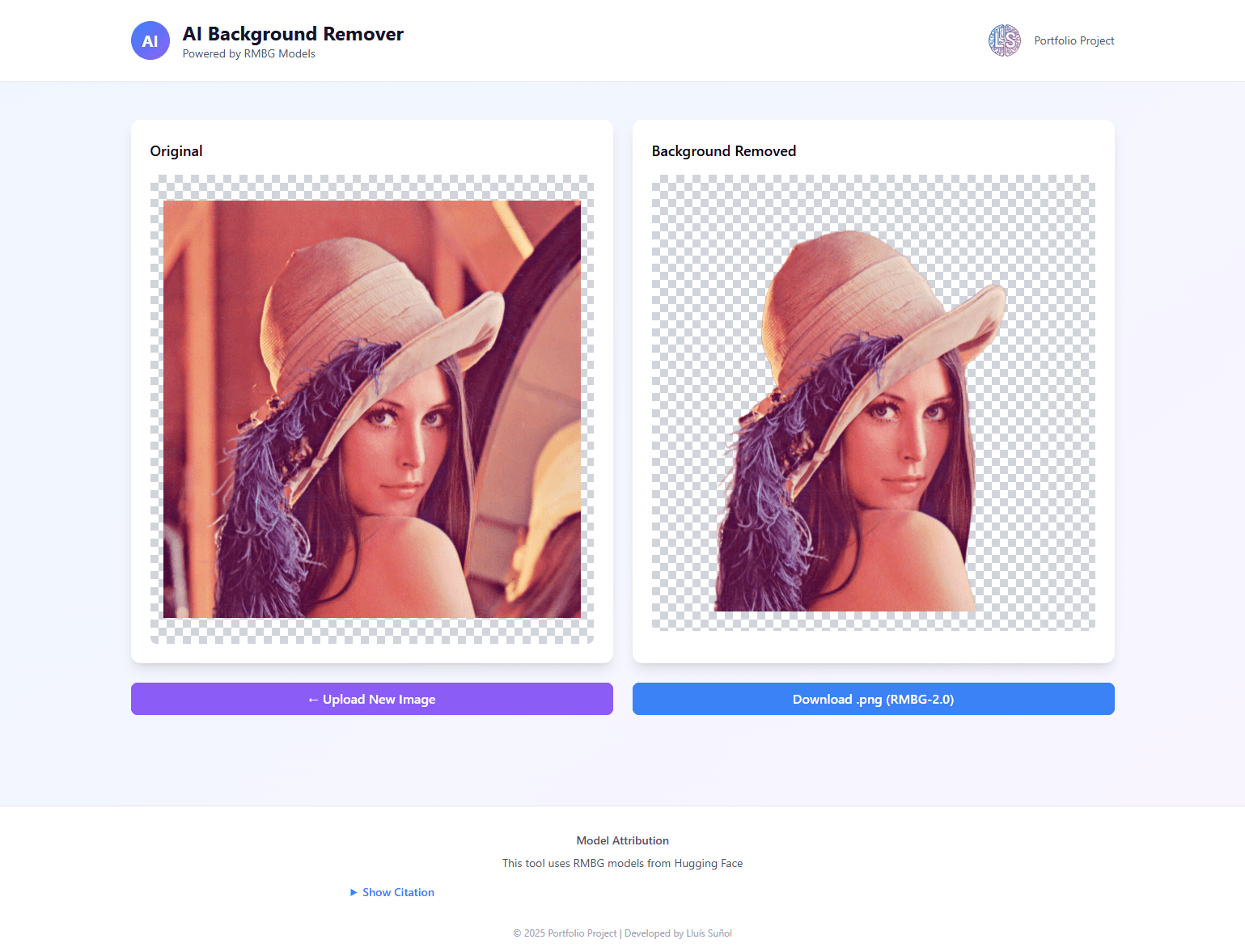 AI Background Remover - Hugging Face