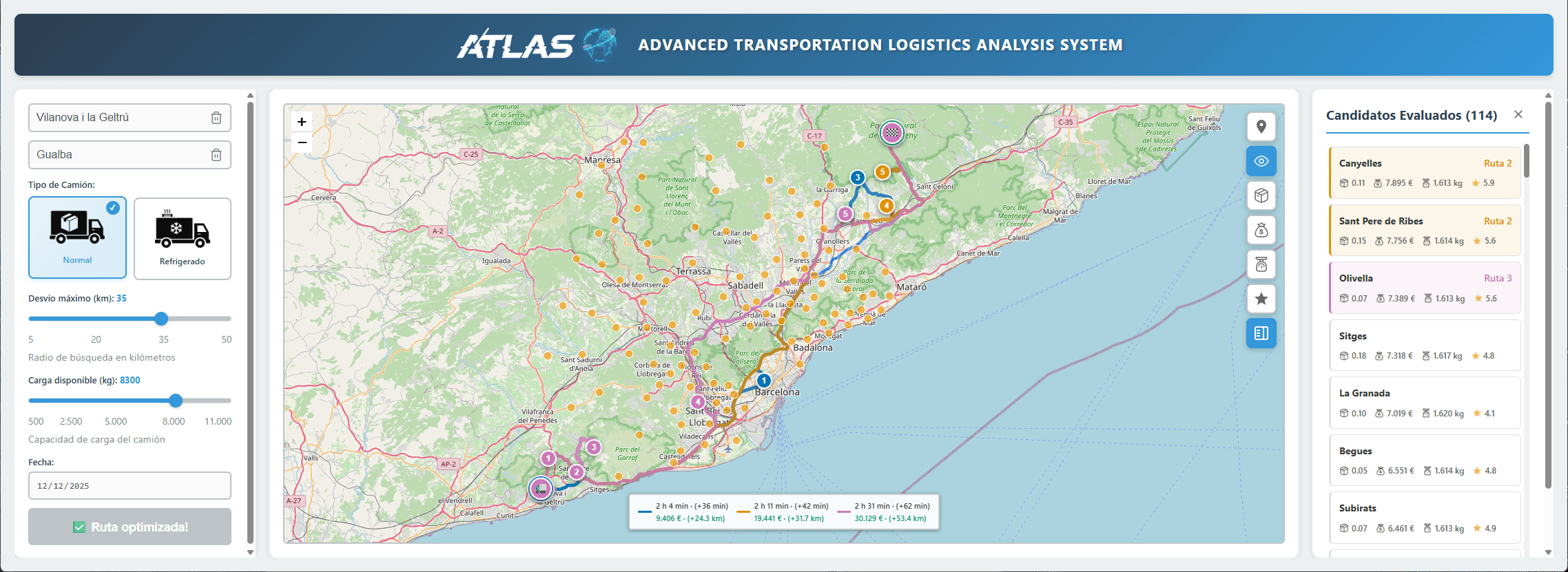 ATLAS - AI for Transport & Logistics